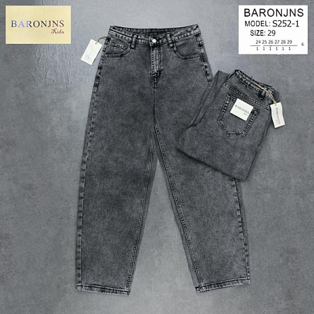 Джинсы Jeans Club S252-1 d.grey - делук