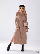 Платье Loren 951 brown - делук