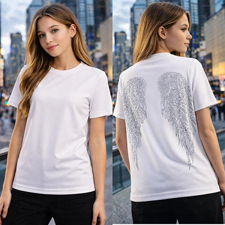 Футболка Karolina KR495 white - делук