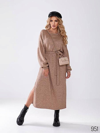 Платье Loren 951 brown - делук