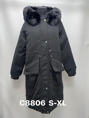 Пальто Jacket C8806 black - делук