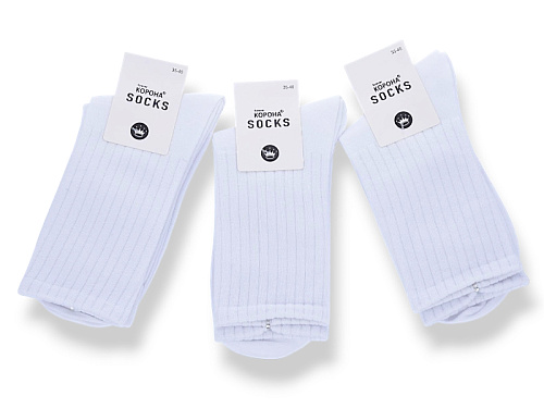 Носки Jelzin C3011-2 white (30-35) - делук