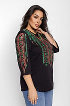Вышиванка Global GL146 black - делук