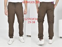Джинсы God Baron L2203 brown - делук