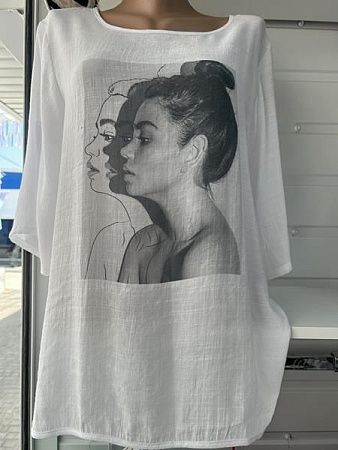 Футболка P.Hey 352 white - делук
