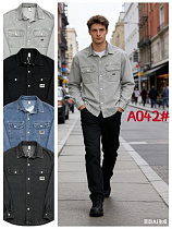 Рубашка Lina A042 black - делук