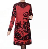Платье Levisha 26426 red - делук