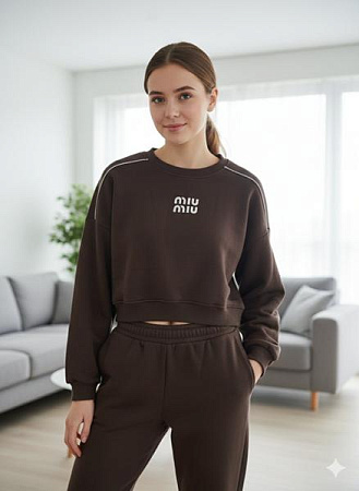 Свитер Newe 0051-1 brown - делук