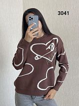 Свитер Fsn 3041 brown - делук