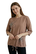 Свитер Fsn 6513 brown - делук