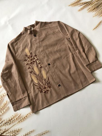 Вышиванка Moda School MS01 camel - делук