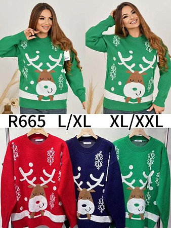 Свитер Anne-Kiss Me R665 mix - делук