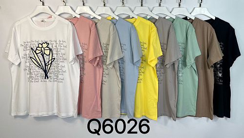 Футболка Q6026 mix - делук