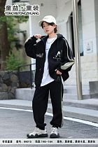 Костюм Спорт Delfinka 99015 black - делук
