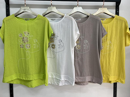 Футболка Estima 9567 yellow - делук