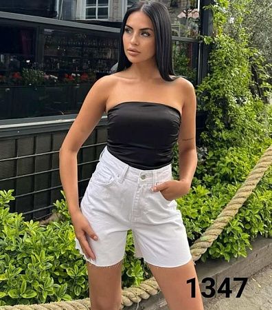 Шорты Jeans Style 355-1347 white - делук