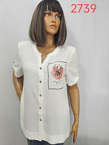 Рубашка Lida 2739 white - делук