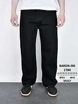 Джинсы God Baron 1784 black - делук