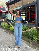 Джинсы Jeans Style 1010-1385 l.blue - делук