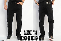 Джинсы Basanjiu 780 black - делук