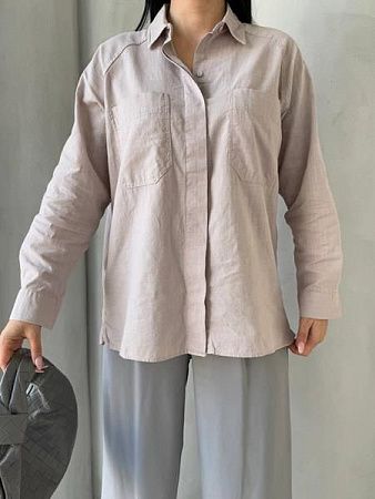 Рубашка New Season 8360 l.grey - делук