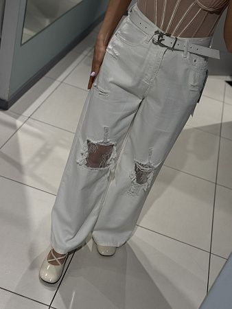 Джинсы Comod 955 white - делук