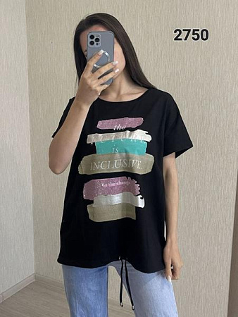 Футболка Fsn 2750 black - делук