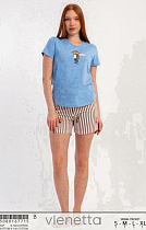 Пижама Trikotag TR67 l.blue - делук