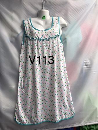 Ночнушка Xyen V113 white - делук