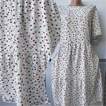 Платье Potok 773 white-red - делук