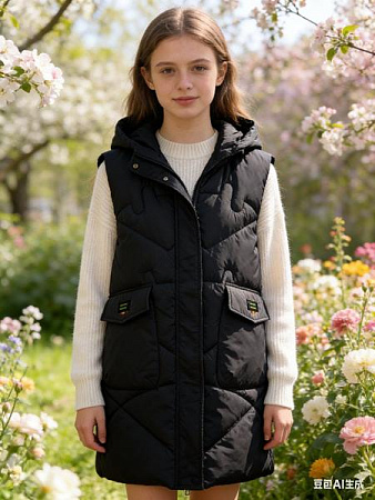 Жилетка Jacket M816 black - делук