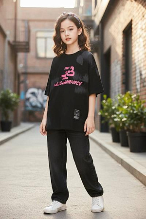 Футболка Delfinka 35753 black - делук