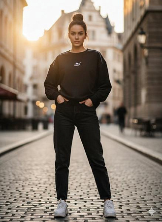 Свитер Newe 55-3 black - делук