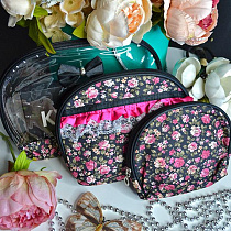 Косметичка Luna-Bag 1111 black - делук