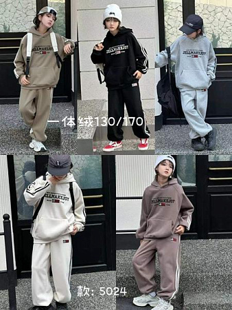 Костюм Спорт Delfinka 5024 grey - делук