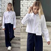 Рубашка Karolina KR159 white - делук