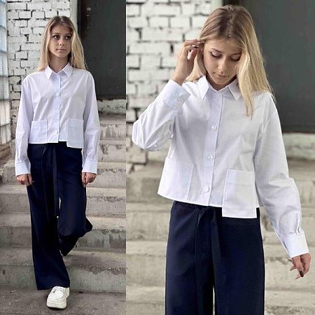 Рубашка Karolina KR159 white - делук