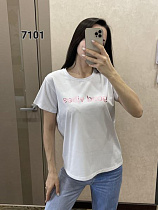 Футболка Fsn 7101 white - делук