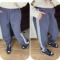 Штаны Спорт Valentina 303 grey Штаны Спорт Valentina 303 grey - делук