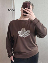Свитер Fsn 6506 brown - делук
