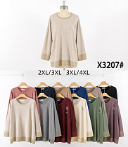 Свитер Anne-Kiss Me X3207 mix - делук