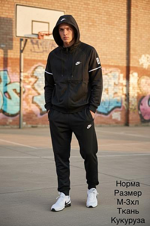 Костюм Спорт Hai H1596 black - делук