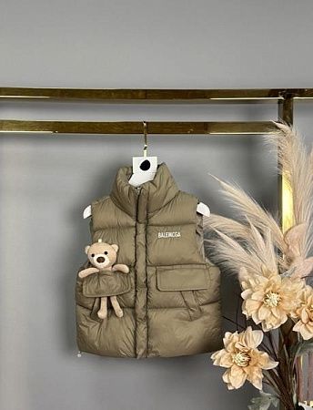 Жилетка Delfinka 098 khaki - делук