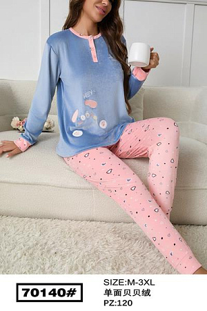 Пижама Romeo Life 70140 l.blue - делук