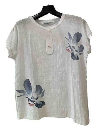 Футболка Orange Chinese 319 white - делук