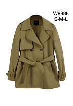 Пальто Immei W8888 khaki - делук