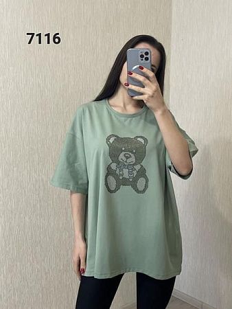 Футболка Fsn 7116 mint - делук