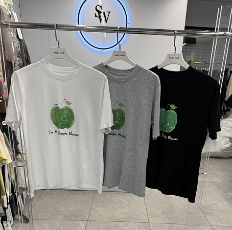 Футболка Saint Wish яблуко mix - делук