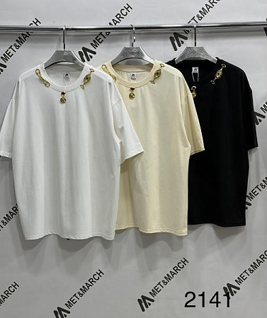 Футболка Met&March 2141 black - делук