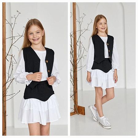 Блузка Moda School M30 white - делук